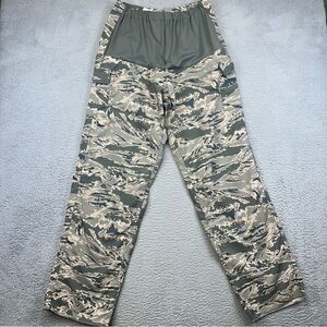 Air Force Maternity Pants Womens 16S Green Tan Camo Cargo Utility Uniform Slacks